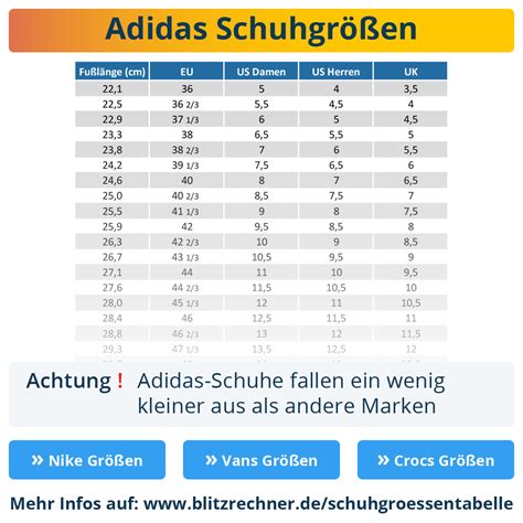 adidas schuhe größe erfahrung